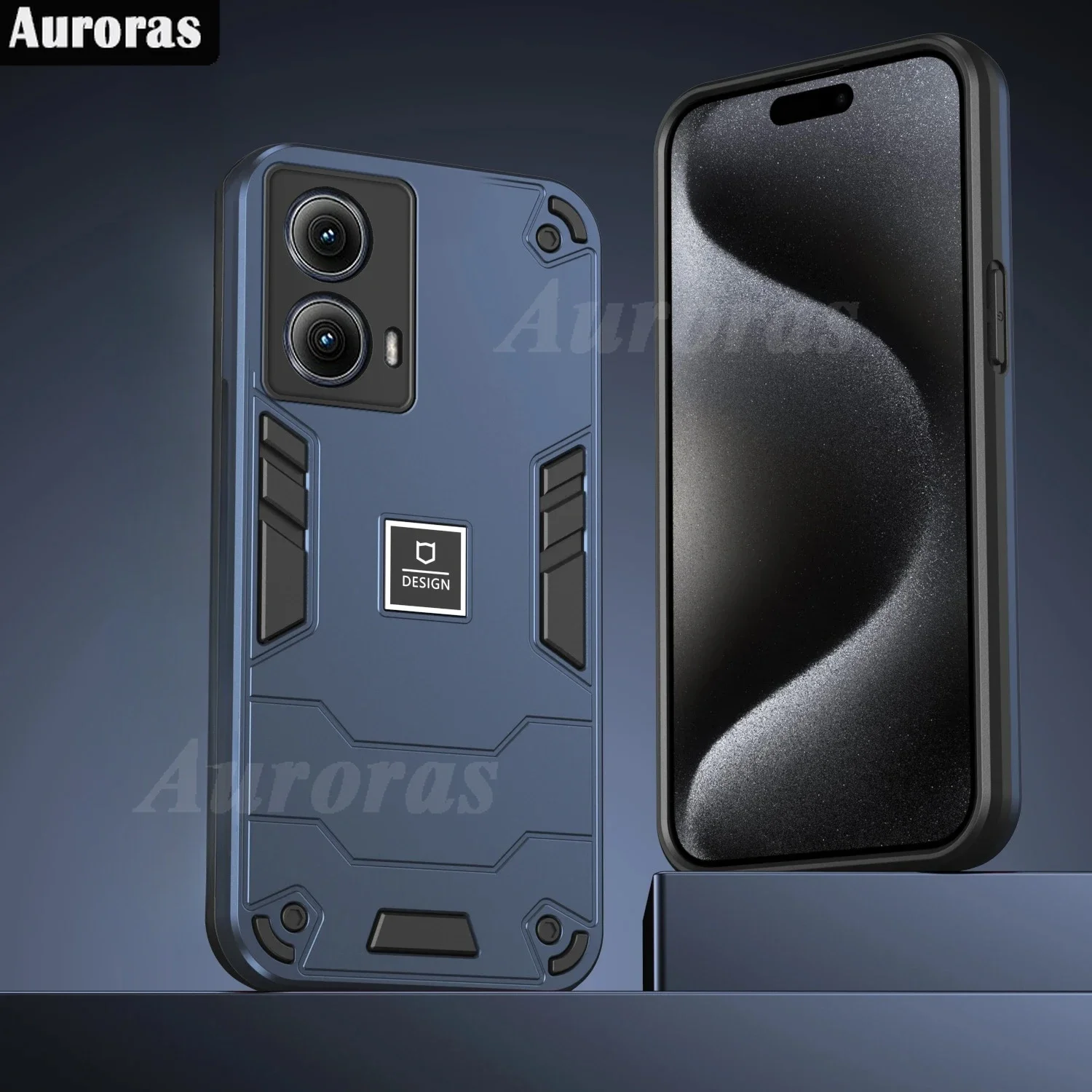 

For Moto Edge 2024 Case Armor Hard PC Backplane Magnetizer Cover For Moto Edge 2024 edge moto Silicone Shockproof Shell