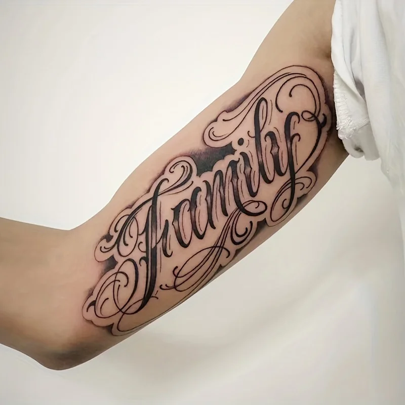 

6 large herbal tattoo stickers, lasting 7 to 15 days, waterproof and wear-resistant, with a realistic effect