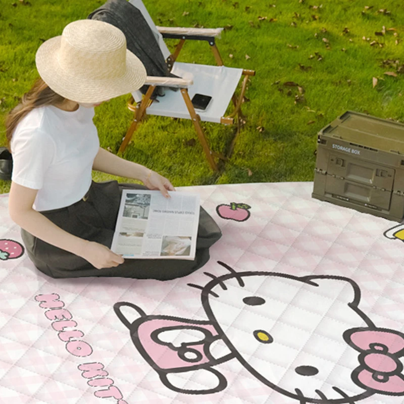 

Sanriou Picnic Mat Moisture-Proof Mat Thickened Camping Outdoor Floor Mat Portable Cooking Lawn Mat Water Proof Tent Floor Mat