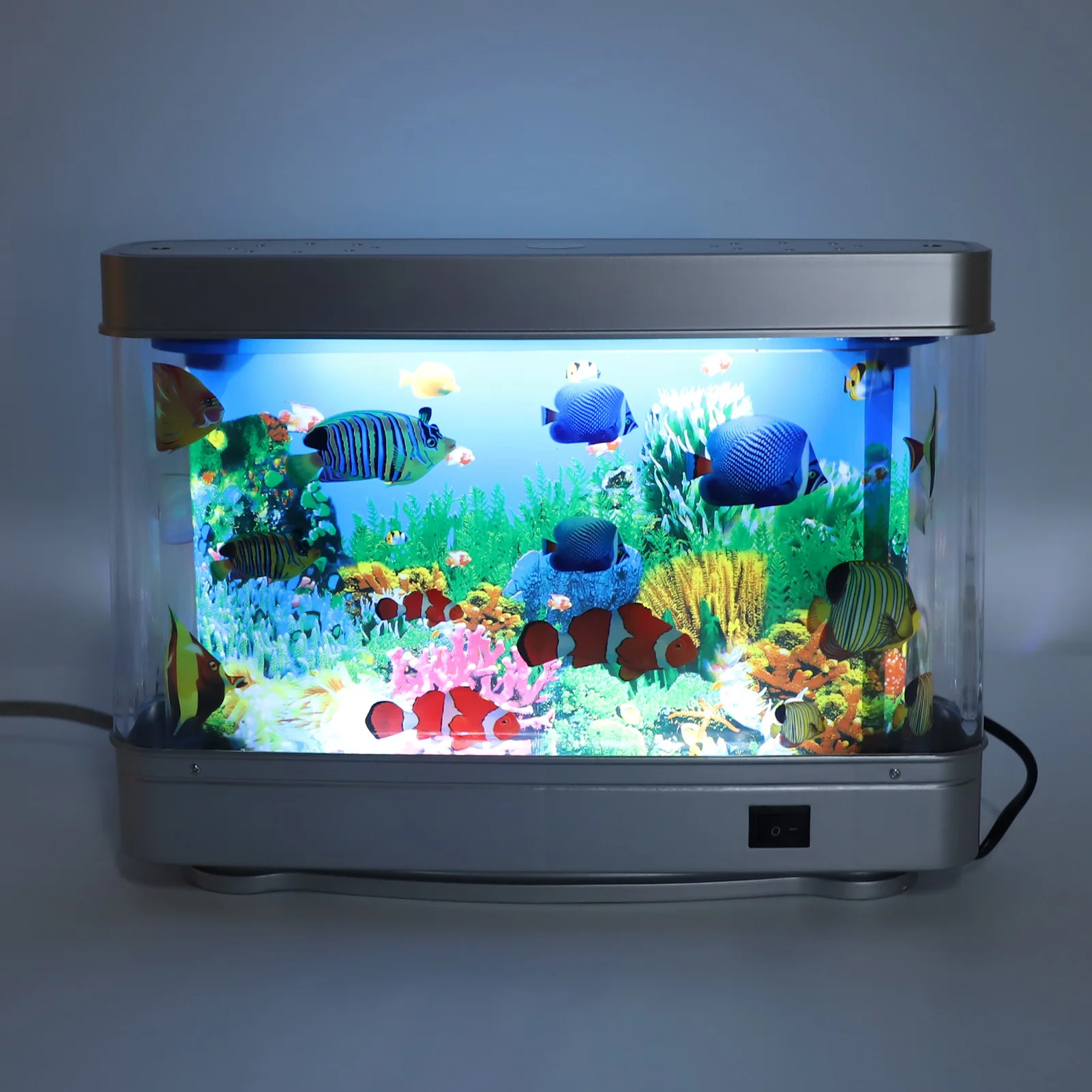 ZK30 Artificial Aquarium Lamp LED Light Compact Fake Fish Tank Aquarium Decorative Lamp for Child Adult