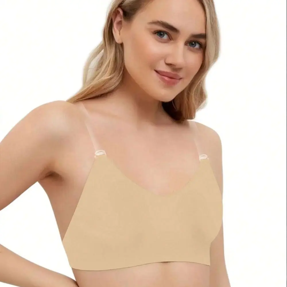 Supportive No Underwire Push Up Bras Breathable Fabric Push Up Padding Full Coverage Bra Comfort Fit Sports Bras For Women