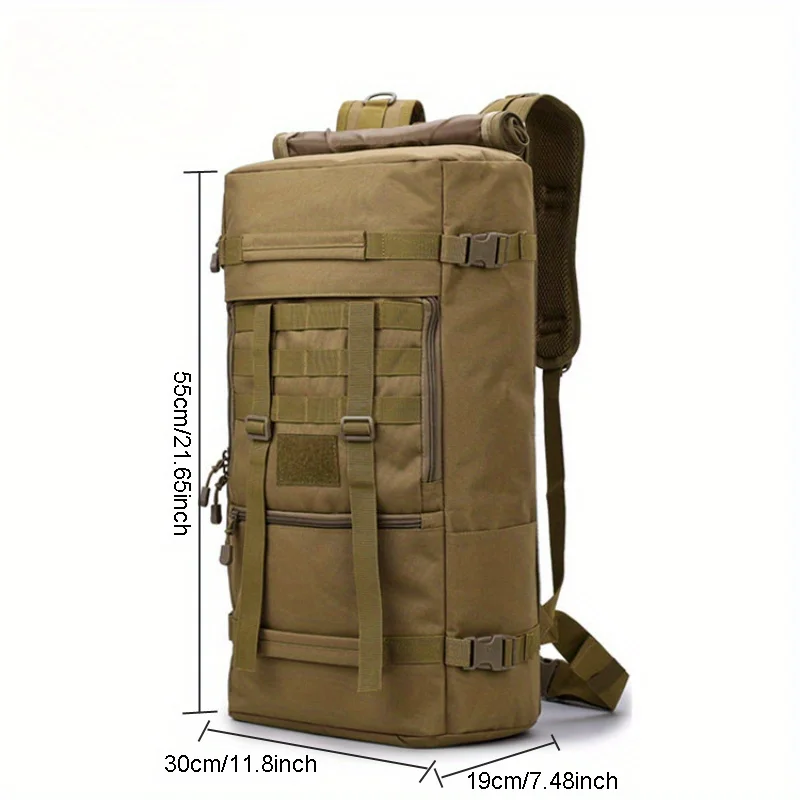 50 Liters Multi-purpose Backpack Large Capacity Luggage Bag Outdoor Backpack Men's Messenger Bag