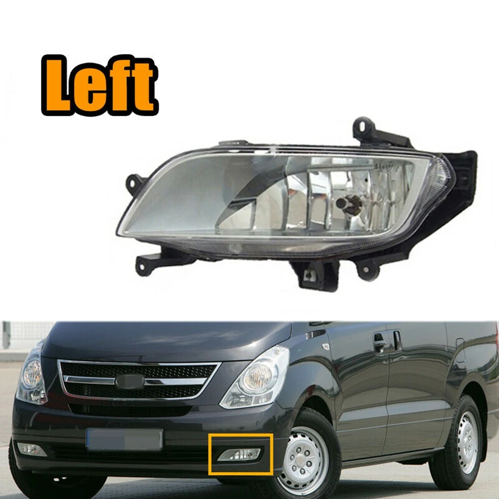 Car Left Front Bumper Fog Light Replacement Running Lamp for Hyundai MPV H-1 Wagon Starex H1 2011-2014