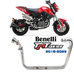 TNT125 TNT135 FULL SYSTEM EXHAUST FOR BENELLI TNT 125 135 MOTOCYCLE EXHAUST MUFFLER FRONT PIPE TUBE TNT135 MOTORCYCLE EXHAUST