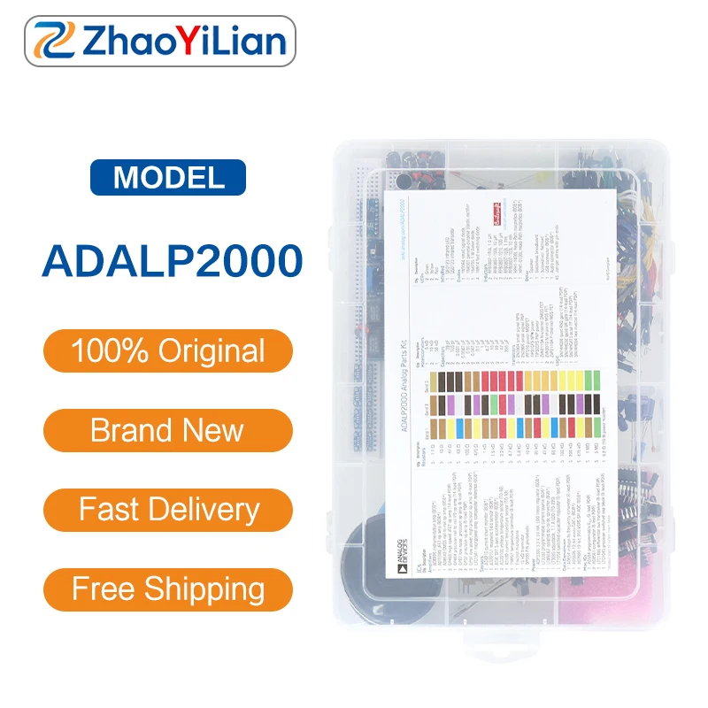 For ADALP2000 Analog Devices Analog Parts Kit Breadboard Circuit Experiment Component Set
