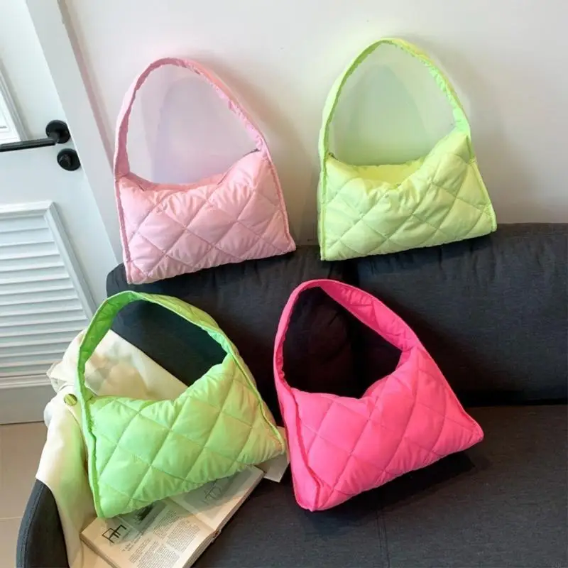 

Fashionable Ladies' Padded Nylon Underarm Bags Trendy and Comfortable Shoulder Bag Handbag for Women 20CA
