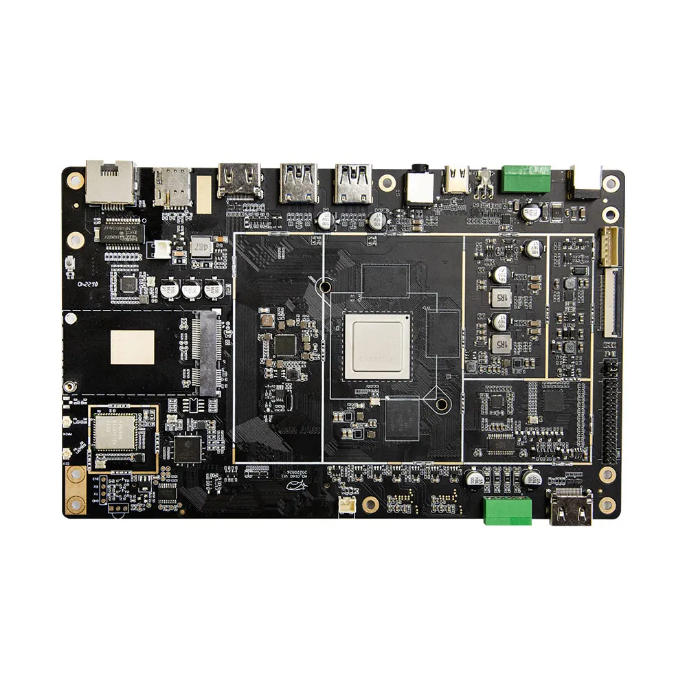 Android RK3588 industrial advertising box computer arm embedded industrial android board dual Lan HD video input and output