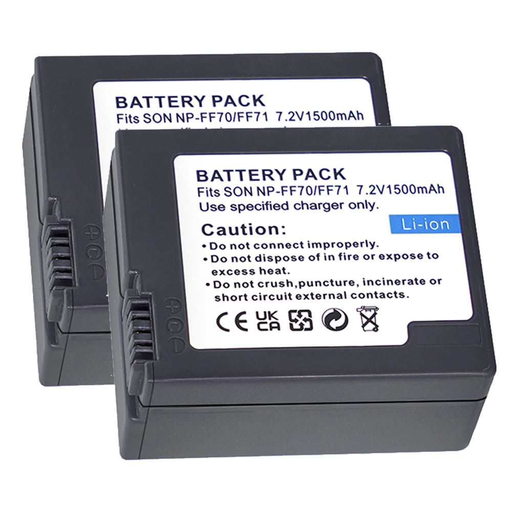 NP-FF70 NP-FF71 Battery for Sony DCR-HC1000 HC1000E IP1 IP210
