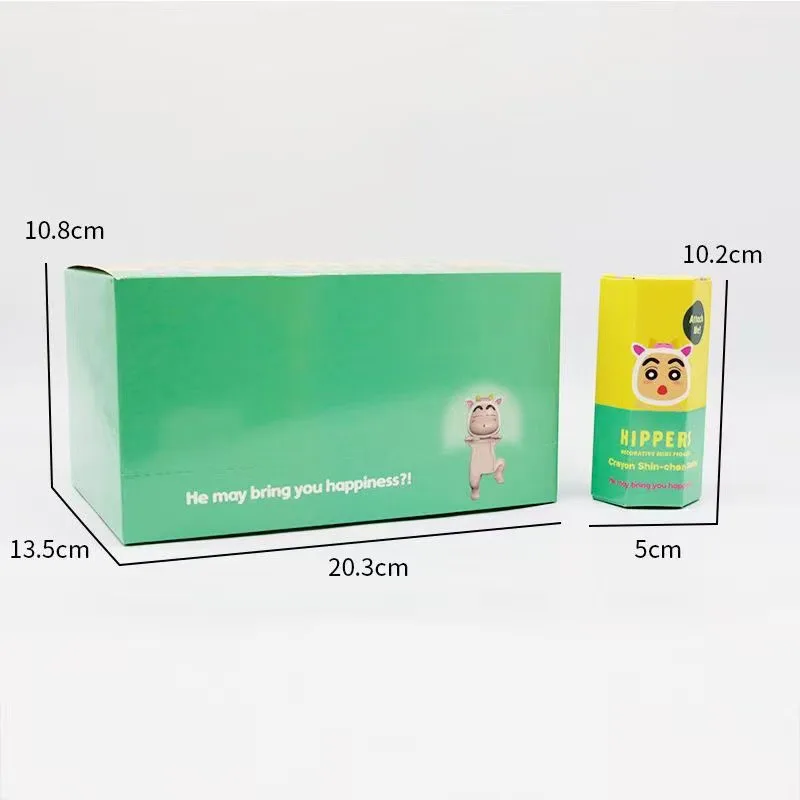 12 個ブラインドボックスクレヨンしんちゃんシリーズアニメフィギュアルームオーナメント子供のクリスマスギフト高品質の装飾品