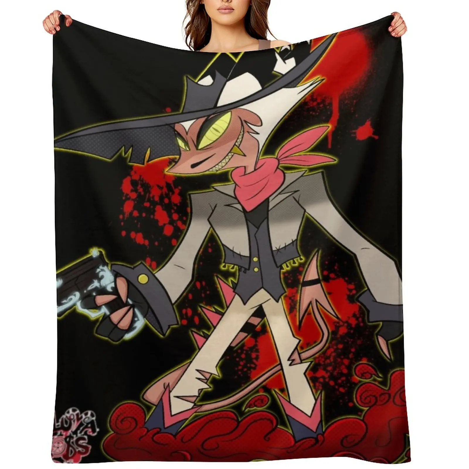 

Striker-Helluva Boss Throw Blanket christmas decoration Shaggy wednesday sofa bed Blankets