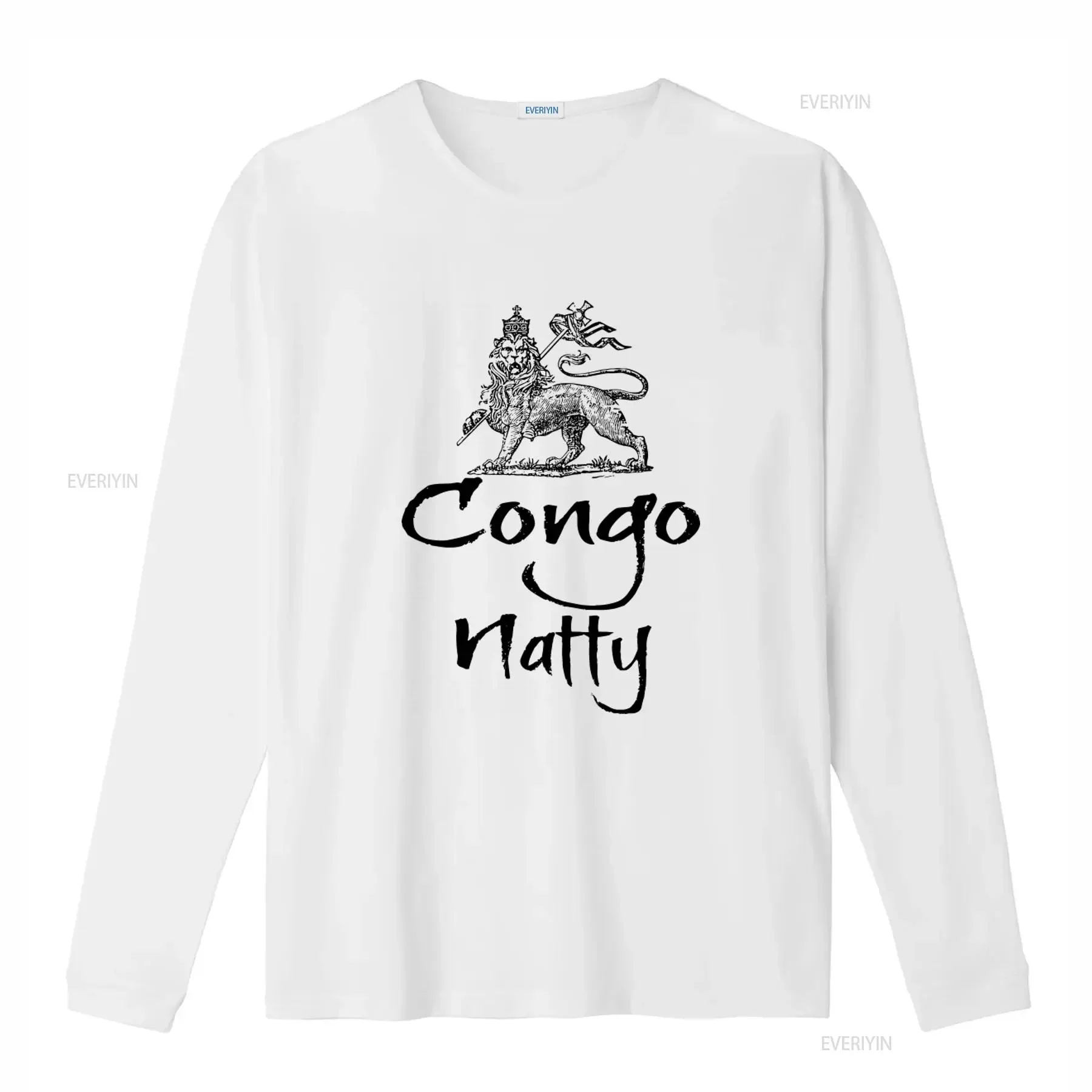 Reggae Lion Print T shirt Haile Selassie Rastafarian Jamaican Ethiopian African Congo Natty Design for  vintage Washed