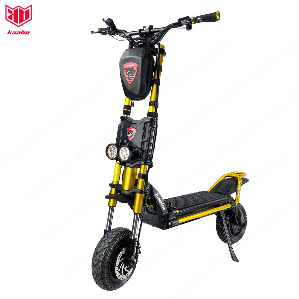 Original Kaabo Wolf King GTR 72V 35Ah 2000W*2 Dual Motor Hydraulic Brake TFT Display 12inch KB Wolf King GTR  E-Scooter