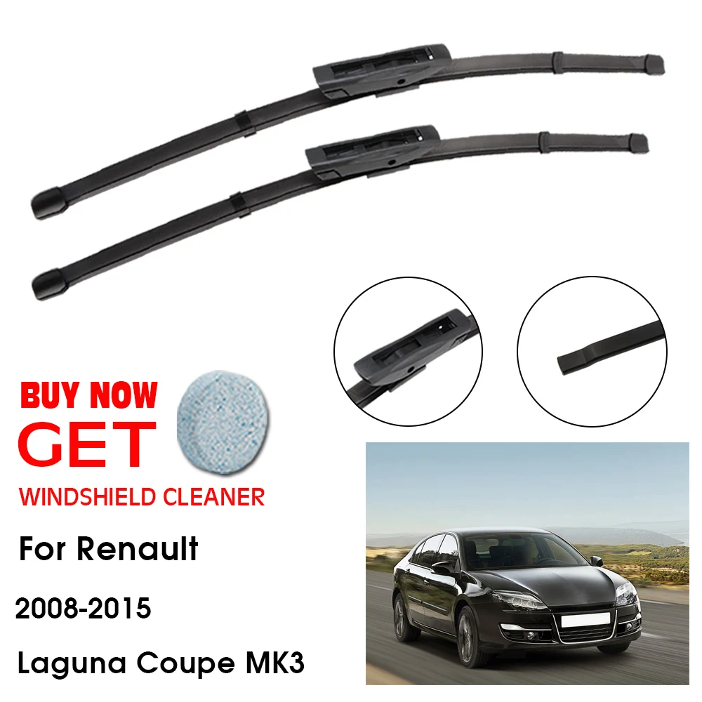 

Car Wiper For Renault Laguna Coupe MK3 26"+16" 2008-2015 Front Window Washer Windscreen Windshield Wipers Blades Accessories