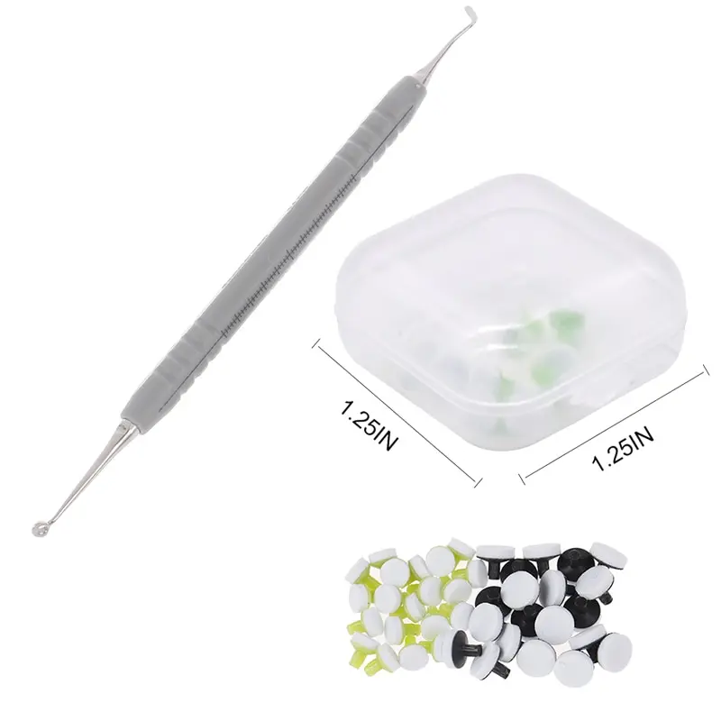 L/S Resin Molding Instruments Composite Mixing Handle Dental Composite Light Cure Resin Holder Optrasculpt Foam Pads