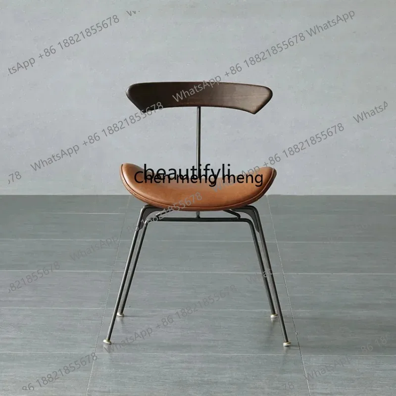 LHY26 ss zq  Nordic Bar Restaurant and Cafe Leisure Chair Office Chair Solid Wood Dining Chair