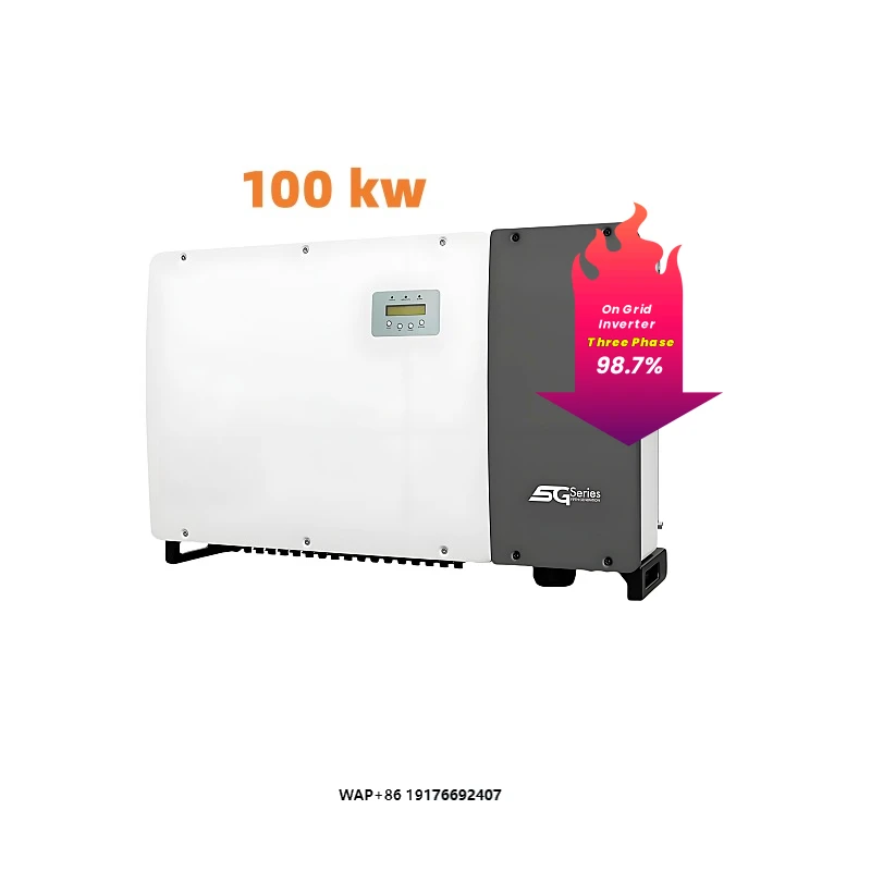 Solis S6-GC100K Hybrid Inverter 50kw/60kw/80kw/100kw Three-Phase On-Grid Solar System IP66 for Home & Commercial Use
