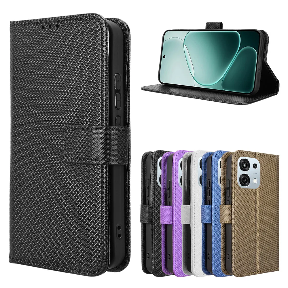 حافظة جلدية غطاء وقائي لهاتف OPPO A6 Pro 5G غطاء حامل قابل للطي لهاتف OPPO A6Pro 5G OPPOA6Pro محفظة بطاقة حامل الهاتف Coque