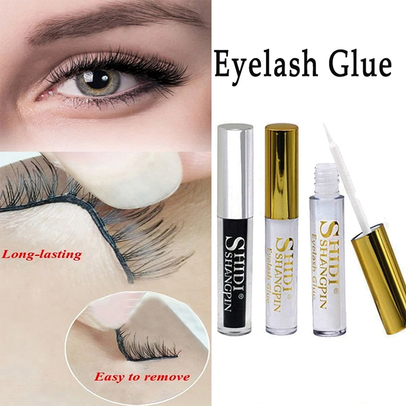 

5ml Eyelash Glue Waterproof Quick Dry Adhesive False Lash Glue Clear Black Makeup Fake Eyelashes Extension Glues Cosmetic