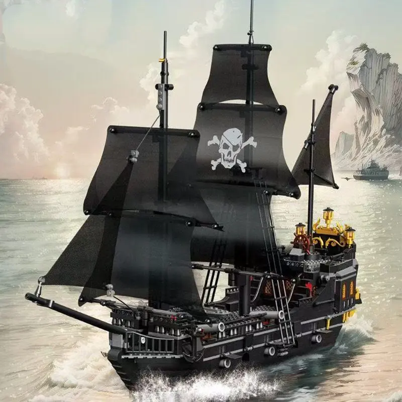 1434-pieces-de-blocs-de-construction-educatifs-pour-enfants-modeles-de-bateaux-cygne-blanc-pirate-noir-et-bateau-magicien-jouets-d'assemblage-idees-cadeaux