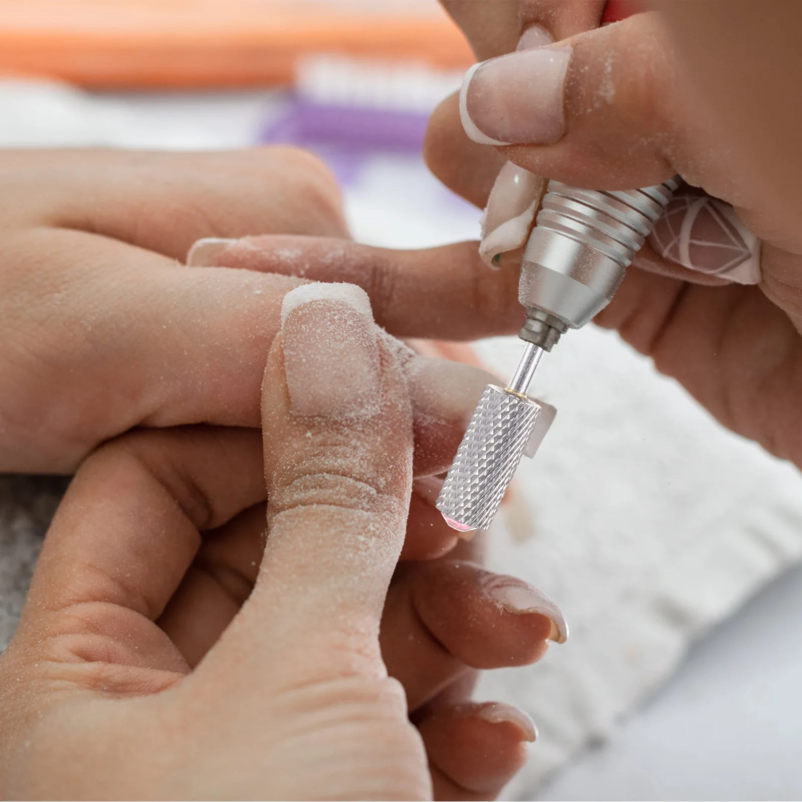 Prego broca de metal moagem resistente manicure cutícula removedor acrílico prego broca eficiente gel polonês remoção para casa salão de beleza