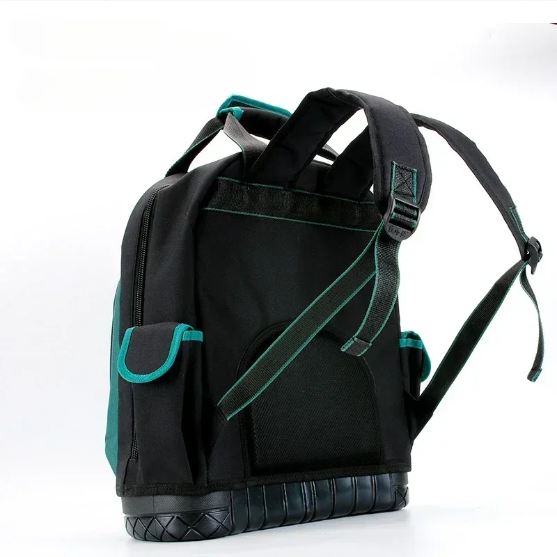 Duty Canvas Quality Woodworker Backpack Multi-pocket High for Bottom Bag Electrician Tool Heavy New Plastic