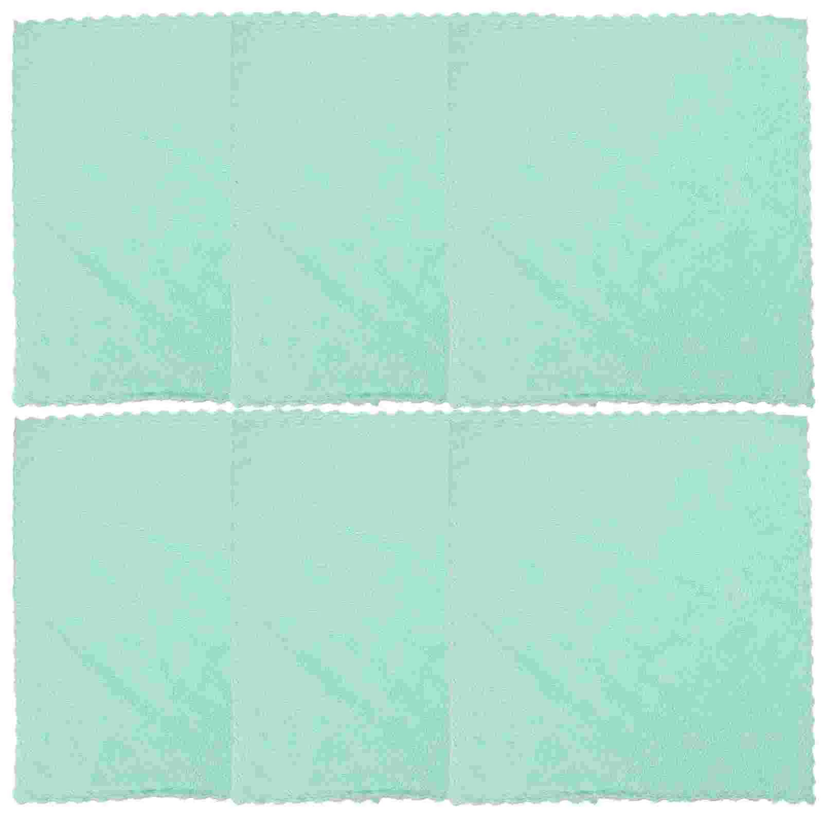 6 Pcs Towel Towels Face Cloths for Washing Make up Remover Wipes Makeup Reusable