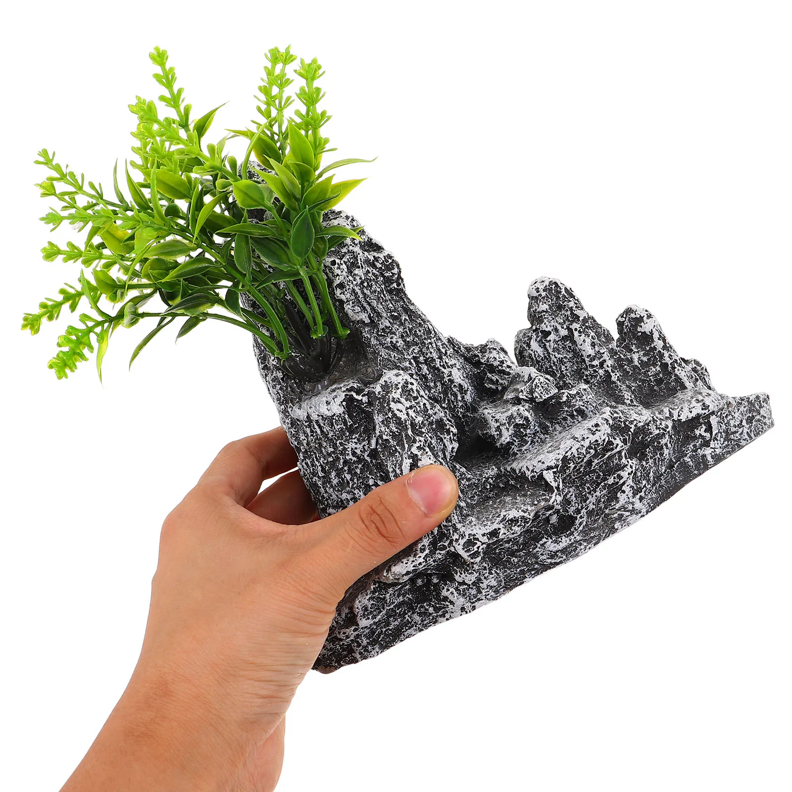 

Artificial Landscaping Stone Decor Rock Decoration Aquarium Landscape Rocks Mountain Ceramic Powder Ornament Landscapes