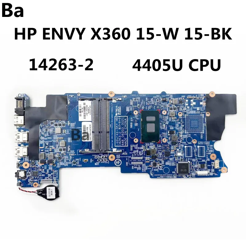 For HP Envy X360 15-BK 15-W 15T-W Laptop Motherboard 14263-2 448.06203.0021 Mainboard With CPU 4405U DDR3