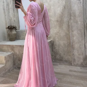 أفضل 6 فساتين طويلة باللون الأخضر الزيتوني مبيعا - رقم 3