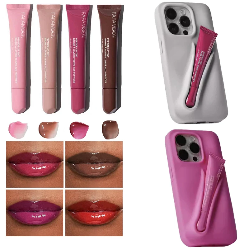 Plumping Lip Moisturizing Oil Mirror Lipstick Brightening Lip Glaze Suit For Original Phone Case Decoration Lipgloss 2024 New