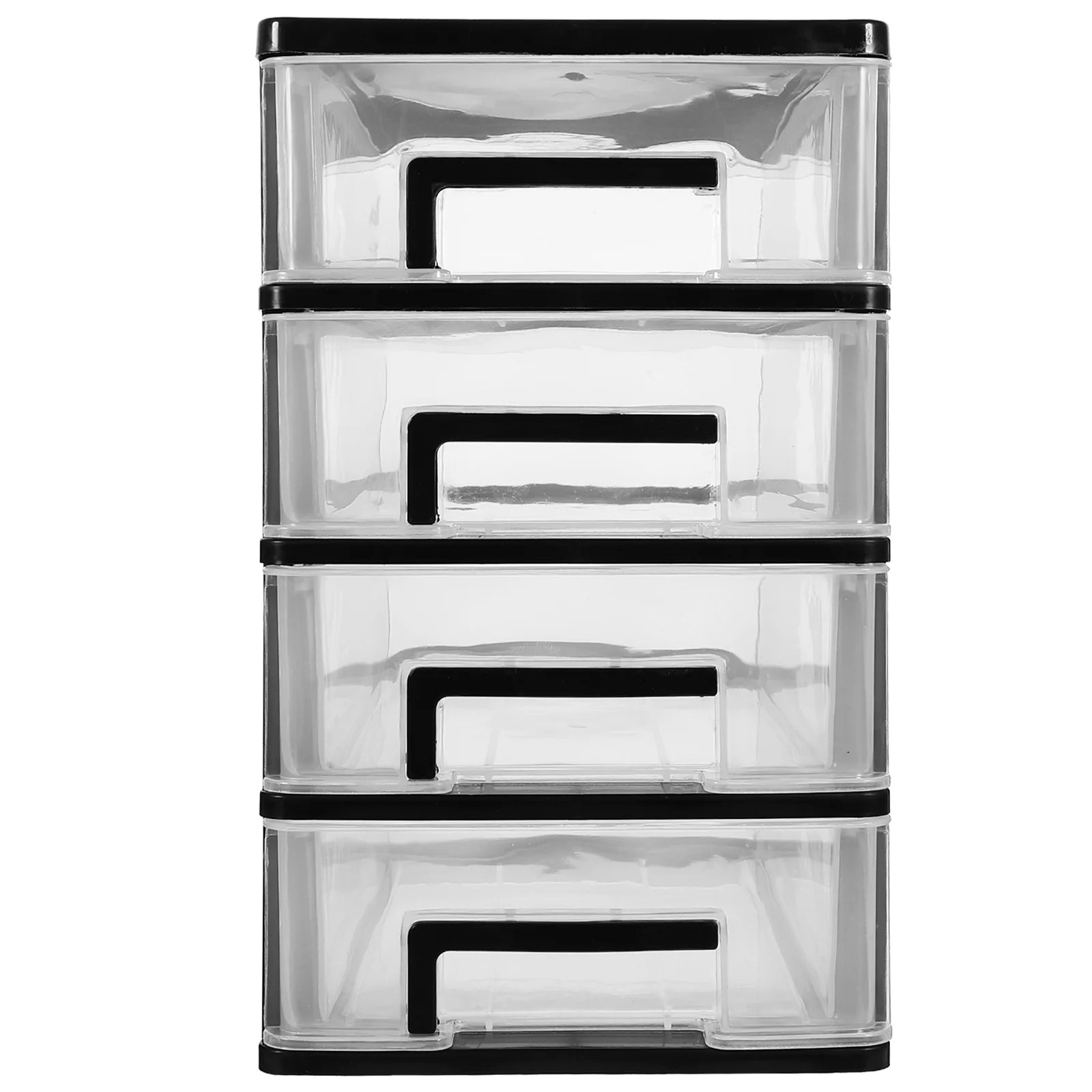 4 Layers Portable Makeup Organizer Office Drawer Small Storage Bins Mini Holder Sundries Cosmetics Type Garbage Can