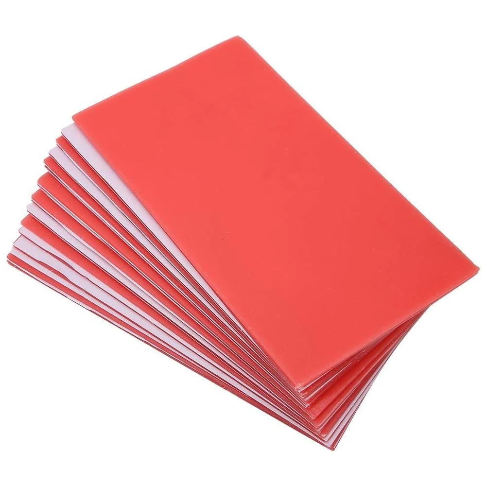 1Box AG Dental Lab Base Plate Soft Red Dental Wax 1.3mm Dental Modeling Base Plate Wax for Dentistry Auxiliary Material Base