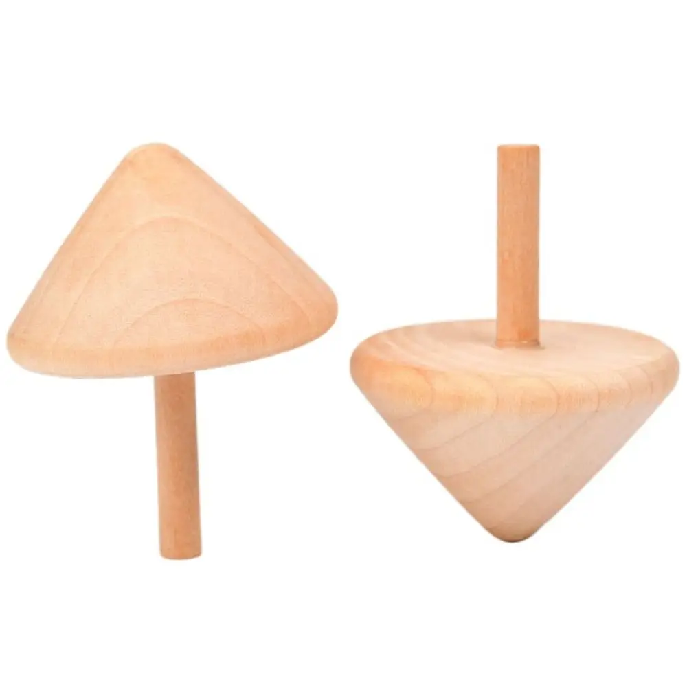 Gyroscope en bois de haute qualité, jouet manuel rotatif pour enfants, prévention des chutes, jouets de développement Non toxiques d'intérieur
