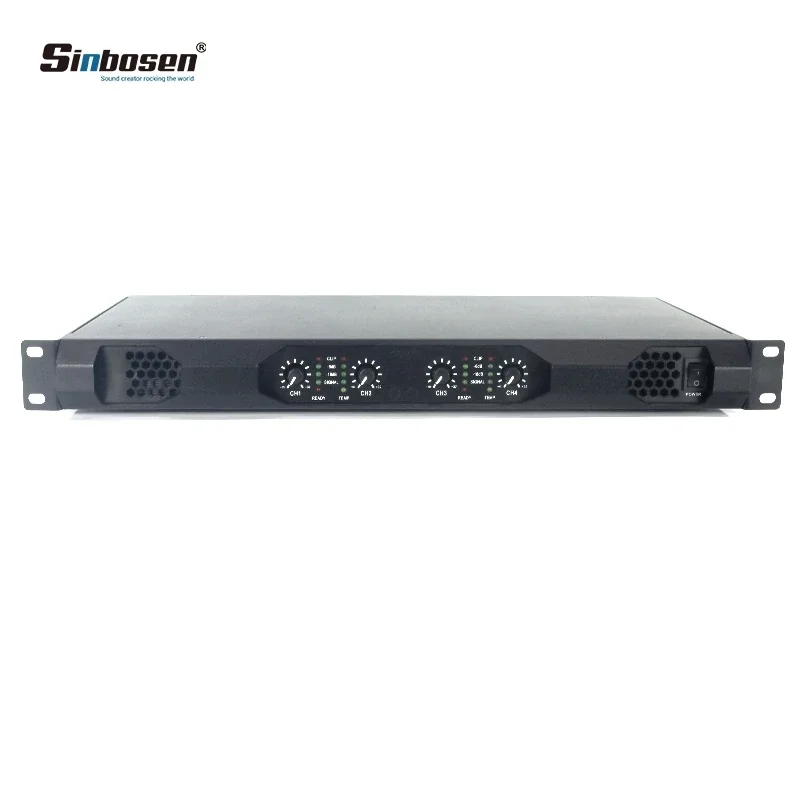 Home party professional power amplifier 4 channels K4-450 450 watt digital 1u class d amplifier