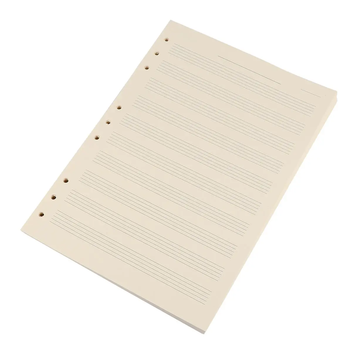 100 Sheets Five-Line Manuscript Refill Paper Notebook Music Writing 3mm Line Spacing Smooth Loose Leaf Staff Beginner