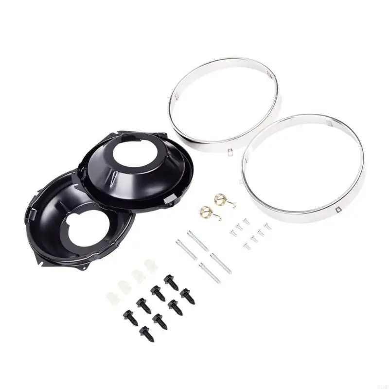 M76E-Scheinwerferbecher und Halterungs-Hardware-Set mit versiegelten Edelstahl-Beam-Ringen 271393112288 für die vordere – Detail 6