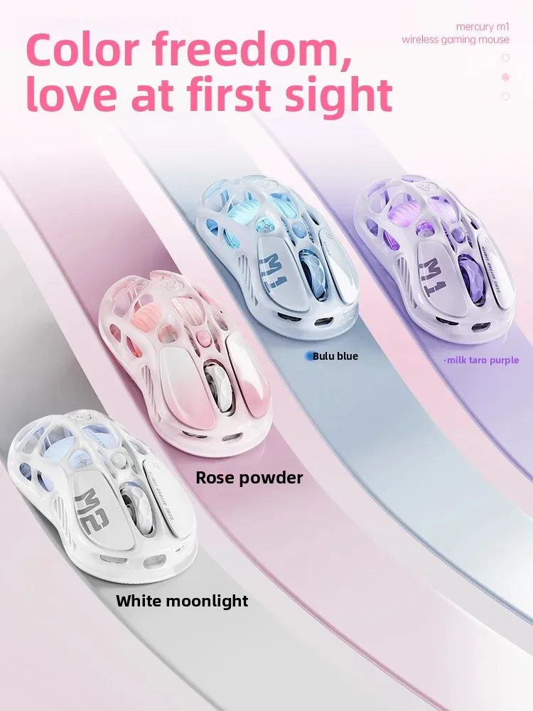 Gravastar M1 Wireless Gaming Mouse Magnesium Alloy 3 Mode Bluetooth Mouses Paw3395 Low Latency 4k Receiver Esports Gaming Mouses