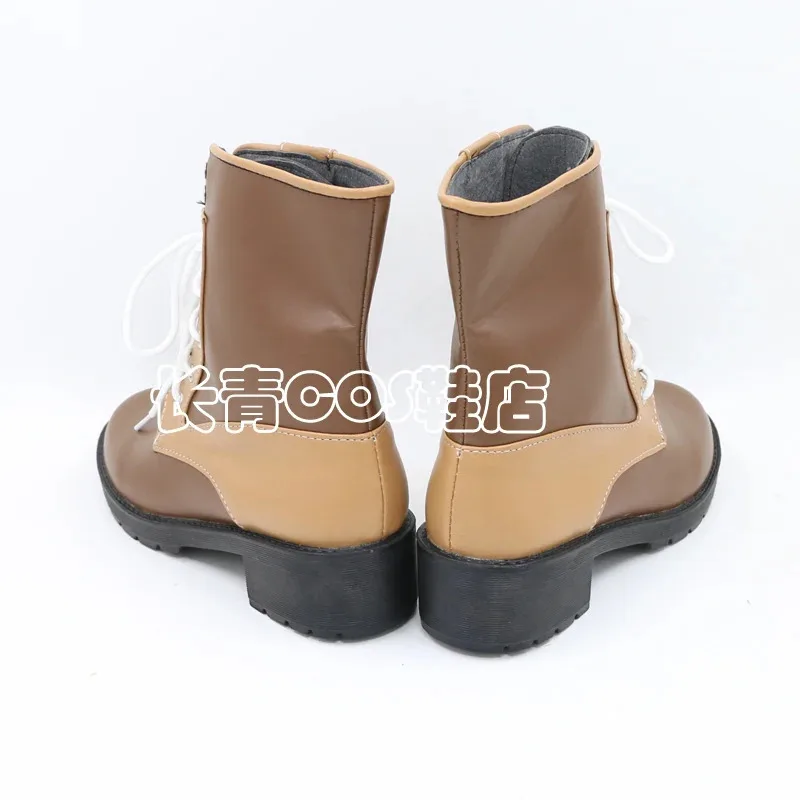 Chaussures de Cosplay en cuir PU, bottes de jeu d'identité V, jardinière, Miss vérité Emma Woods, accessoire de fête de carnaval d'halloween, 2025 aaa