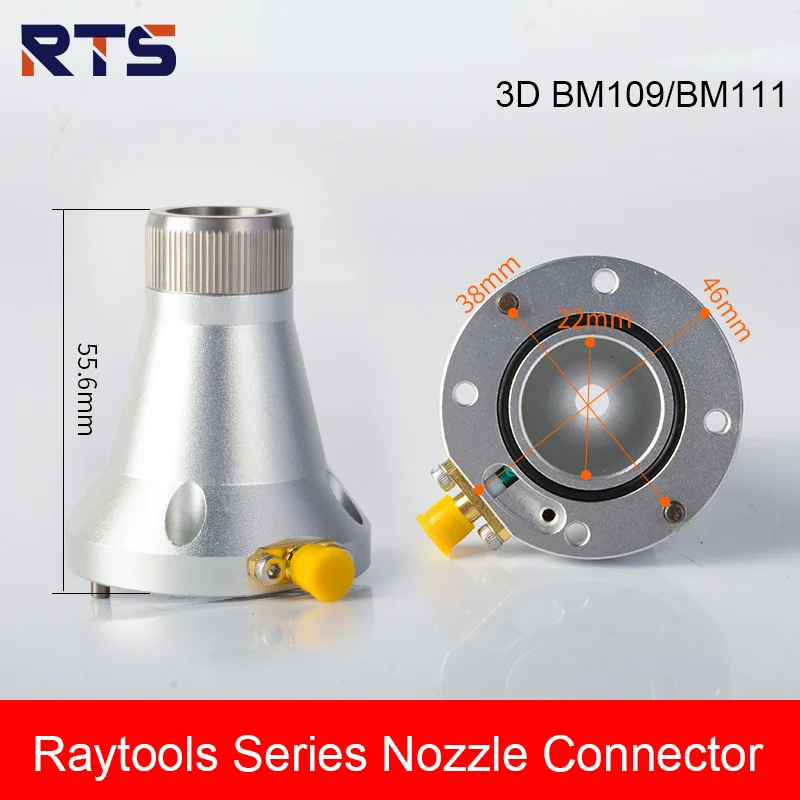 RTS Laser Nozzle Sensor Connector BT210S BT230 BT240S BM111 Nozzle Connection Parts For Raytools Fiber Laser Cutting Head