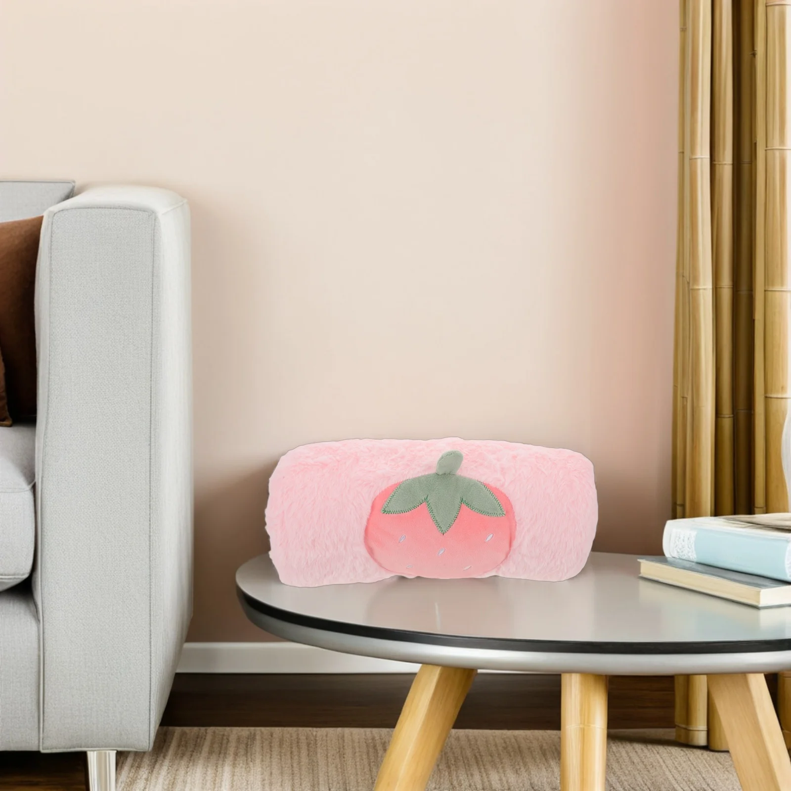 

Warm Hand Muff For Women Girls Cute Strawberry Design Portable Hand Warmer Pillow Soft Winter Hands Warming Sleeve For Office