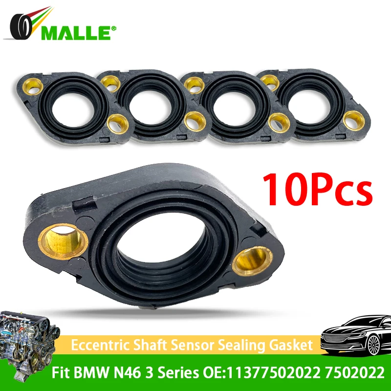 

10X Eccentric Shaft Sensor Seal Gasket Valve Housing Ring For 3 Series BMW N46 E46 E90 E91 OEM 11377502022 11377502023 7502022