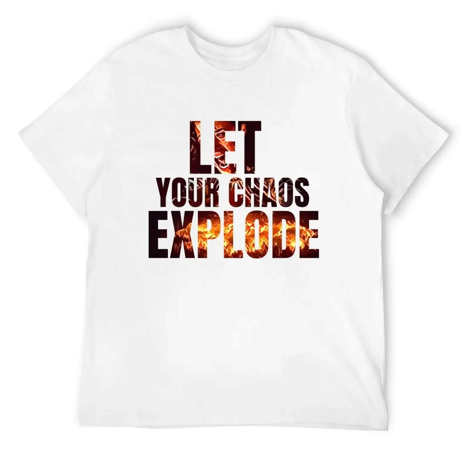 

Let Your Chaos Explode - Yen - Typography T-Shirt T-shirts man croswit shirt man mens shirts graphic tee