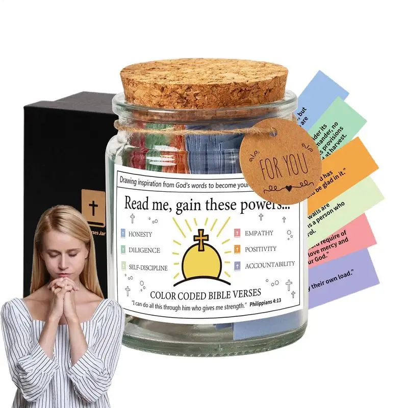 Bible Verses Jar Bible Notes Jar For Emotions Bible Jar Emotions And Feelings Glass Christian Bible Jar God's Word Storage Jar