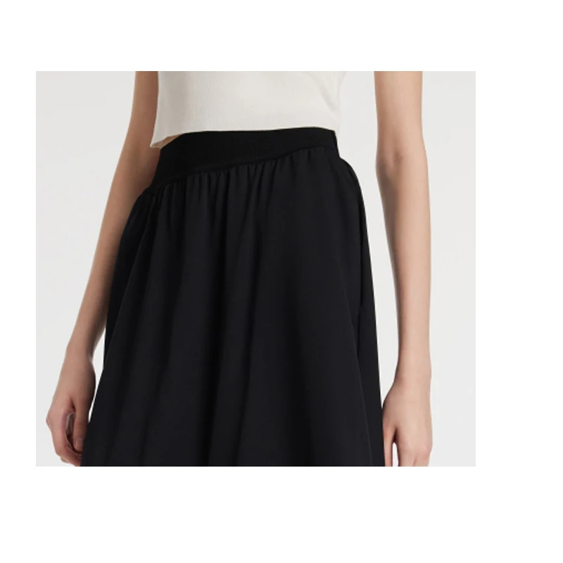 100%  Natural Silk Women's Half-Dress Simple and Elegant, Comfortable, Semi-Dress for Business Leisure, Soft Lightweight