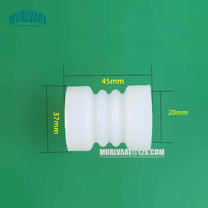 2Pcs Ice Cream Machine Spare Parts 45mm Length Mixer Rubber Sleeve Sealing Ring Stirring Shaft Corrugated Sleeve