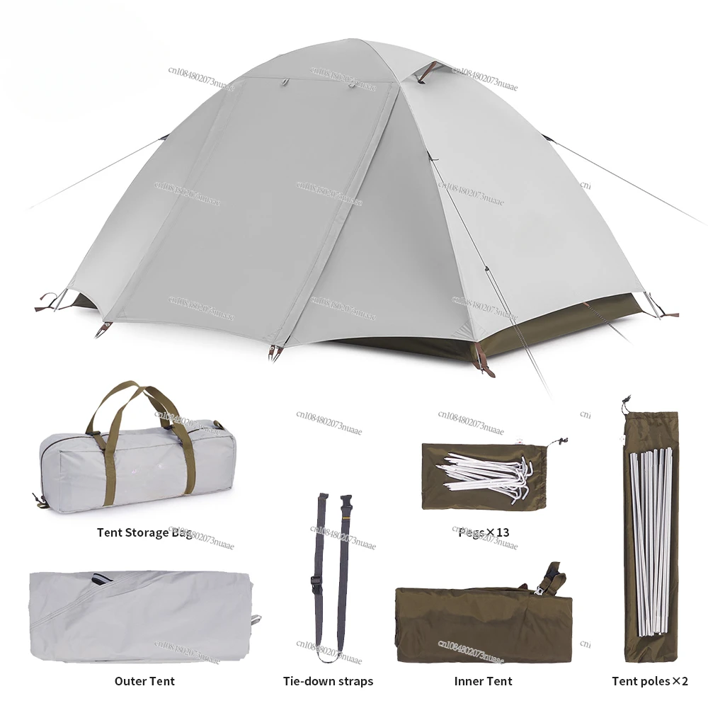 Naturehike Camping Tent 2-3 People Waterproof UPF50+ Camping Tent Outdoor Ultralight Portable Hiking Trekking Sun Shelter