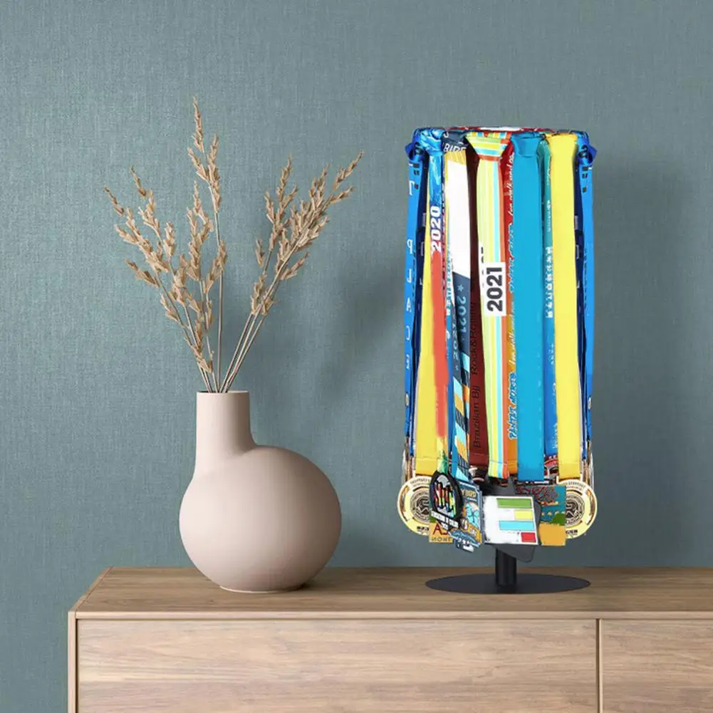 

Регулируемая подставка для гимнастических медалей, вращающаяся, сверхпрочная, настольная, металлическая, для награждения медалями по бегу и спорту, стойка для демонстрации наград