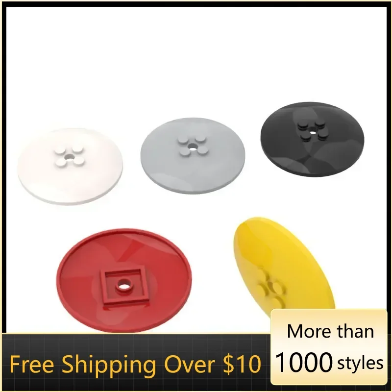 

10 шт., высокотехнологичные сборные частицы 44375 6x6, диск, 47,8 мм, 21599, набор кирпичных строительных блоков, сменная часть, игрушка для детей, подарок