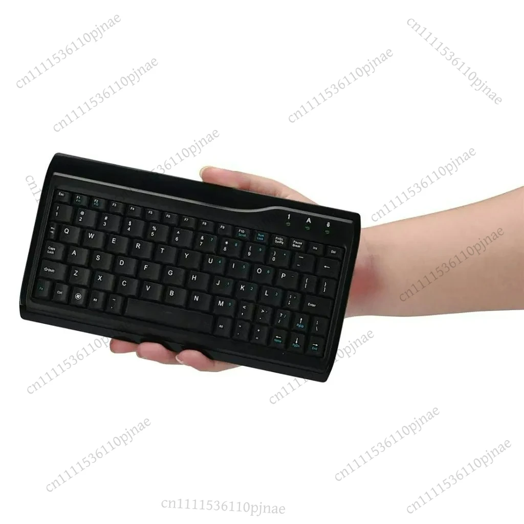 Portable Mini Keyboard Slim Low Profile Quiet USB Wired Keyboard for Computer and Notebook