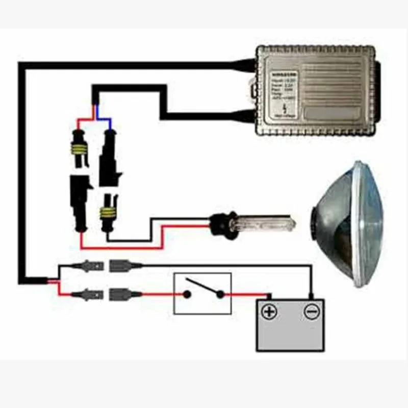 2x 55W Xenon H7 H11 9005 9006 H4 Auto-Scheinwerferlampen H8 880 HB3 H1 HID DC 12V Kit Nebelscheinwerfer 8000K 6000K 12000K Lichter – Detail 8